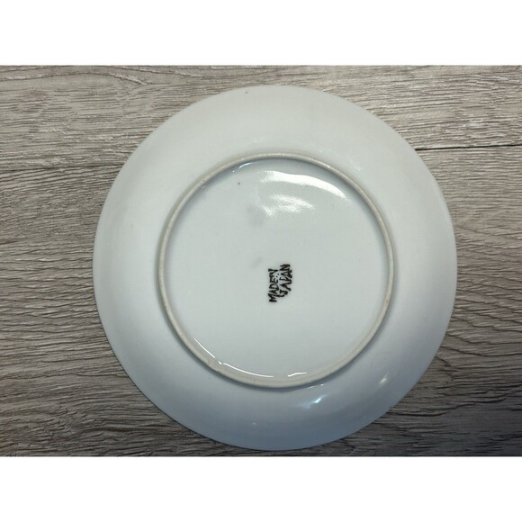 Vintage Japan Lusterware Tea Cup & Saucer Set x 2 Floral and Blue Birds DELICATE - Picture 12 of 14